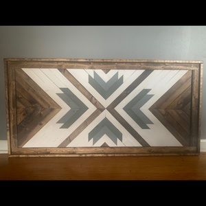 Farmhouse Custom Wood Wall Art 48”x24”